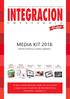 MEDIA KIT 2016 Edición impresa y medios digitales