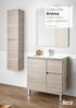 Colección Anima Diseño sobrio y gran capacidad. Mueble de baño