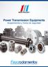 Power Transmission Equipments Acoplamientos y frenos de seguridad