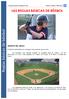 Reglas Reglas básicas básicas de béisbol/sóftbol