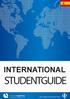 INTERNATIONAL STUDENTGUIDE