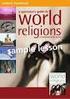 Assessment: Learning About World Religions: Islam