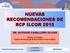 NUEVAS RECOMENDACIONES DE RCP ILCOR 2015