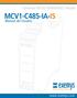 Conversor RS232-RS485/RS422 Aislado MCV1-C485-IA-IS. Manual del Usuario. Power. TX Data. RX Data MCV1. Internet Enabling Solutions.