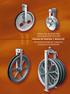 STRINGING BLOCKS AND UNDERGROUND ROLLERS POLEAS DE TENDIDO Y RODILLOS POULIES DE POSE DE CABLES ET ROLEAUX SOUTERRAINS