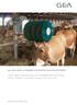 Cuatro cepillos para vacas para una comodidad óptima de la vaca: E-Brush, M-Brush, CowCleaner Swing y CowCleaner Duo