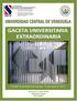 1 GACETA DE LA UNIVERSIDAD CENTRAL DE VENEZUELA 1