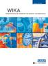 Catálogo resumido WIKA. Instrumentos de medición de presión y temperatura