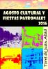 Torre de Juan Abad. Agosto cultural y fiestas patronales 2016