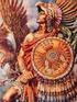 CIVILIZACIÓN AZTECA. El dios del cual los aztecas recibían promesas e instrucciones era Huitzilopochtli.