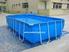 Piscina pequeña de estructura metálica rectangular