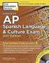 AP Spanish Language 2005 Free-Response Questions