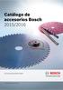 Catálogo de accesorios Bosch 2015/2016