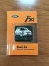 FORD FOCUS Manual del Propietario