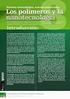 Polímeros. Primer Semestre IV Medio