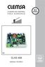 CLEMSA CLAS 408. Edición Provisional CUADRO DE CONTROL PA R A B A R R E R A S MANUAL TÉCNICO.