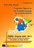 PROGRAMA OPERATIVO DE ECONOMÍA BASADA EN EL CONOCIMIENTO INFORME DE EJECUCIÓN Anualidad 2013