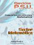 Ejercicios P.S.U. Sector Matemática
