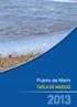 Presentación. Tabla Mareas 3