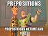 a. Preposiciones de lugar: in, on, at. Prepositions of place: in, on, at