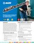 AquaDefense. Mapelastic. Membrana impermeabilizante y de aislamiento de grietas, de calidad superior NORMAS INDUSTRIALES Y APROBACIONES DESCRIPCIÓN