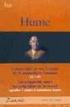 David Hume. Compendio de un libro intitulado Tratado de la Naturaleza humana (1740)