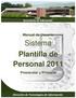 Sistema Plantilla de Personal 2011