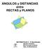 ÁNGULOS y DISTANCIAS entre RECTAS y PLANOS