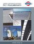 EDICIÓN 2012 CUBIERTAS Y REVESTIMIENTOS INDUSTRIALES PVC Y POLICARBONATO