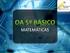 PROGRAMA DE MATEMÁTICAS TABLA DE ESPECIFICACIONES