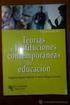 TEORÍAS E INSTITUCIONES CONTEMPORÁNEAS DE LA EDUCACIÓN