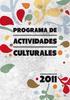 PROGRAMA DE FESTEJOS Y ACTOS CULTURALES VERANO 2011