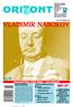 VLADIMIR NABOKOV. Avanpremier` Polirom: Vladimir Nabokov - Lucruri transparente PROZ~ DE: VIOREL MARINEASA ANDREI MOCU}A 26, 27