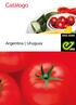 Catálogo. Argentina Uruguay