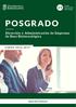 POSGRADO. Dirección y Administración de Empresas de Base Biotecnológica CURSO