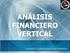 1. Realizar el análisis vertical a los siguiente estados financiero, así