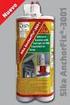 HOJA TECNICA DE PRODUCTO Sika AnchorFix -2 ADHESIVO DE ALTO DESEMPEÑO DE CURADO RAPIDO PARA ANCLAJE DE PERNOS Y BARRAS CORRUGADAS.
