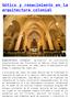 Gótico y renacimiento en la arquitectura colonial