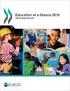 Panorama de la educación. Indicadores de la OCDE 2016