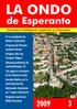 LA ONDO. de Esperanto. Internacia sendependa magazino en Esperanto