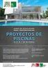 Curso. Elaboración de proyectos técnicos de piscinas. PRESENCIAL / ONLINE 18, 19, 25 y 26 Abril 2016