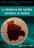 La dinámica del cambio climático en Bolivia
