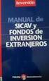 MANUAL de SICAV y FONDOS de INVERSION EXTRANJEROS