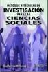 Métodos y Técnicas de Investigación en las Ciencias Sociales