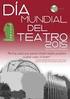 BASES DE PARTICIPACIÓN Bienal de Teatro Musical de Andalucía 2015 Certamen de Teatro Musical Aficionado Andaluz
