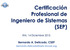 Certificación Profesional de Ingeniero de Sistemas (SEP)