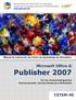 Publisher Microsoft Office CETEM-40. Manual de instrucción del Centro de Aprendizaje de Informática