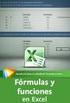 FORMULAS Y FUNCIONES CON EXCEL