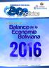 Editorial. esempeño Económico de Bolivia en el contexto de Crisis Internacional. Edición Especial