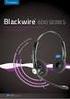 Plantronics Blackwire C610-M Blackwire C620-M